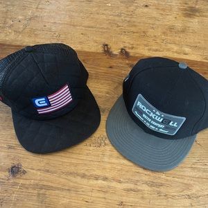 (2) Rockwell watches adjustable hats New never worn
